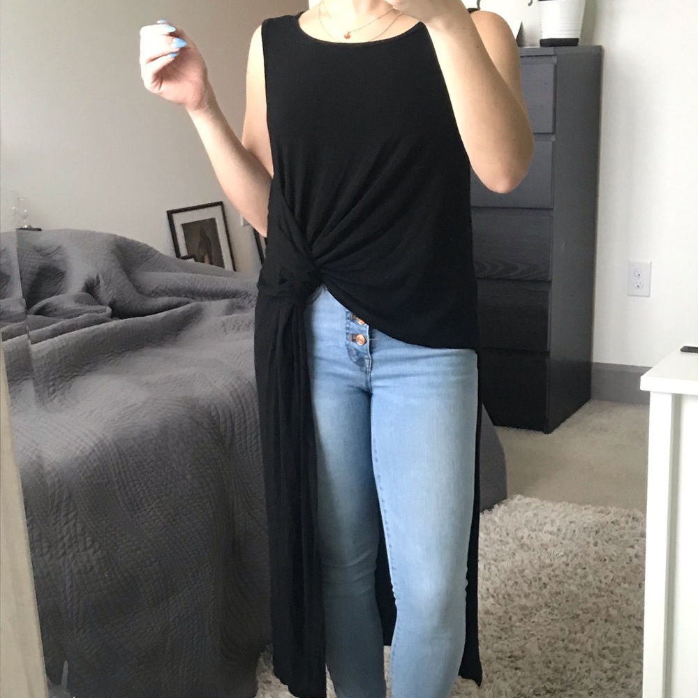 Black High Low Top